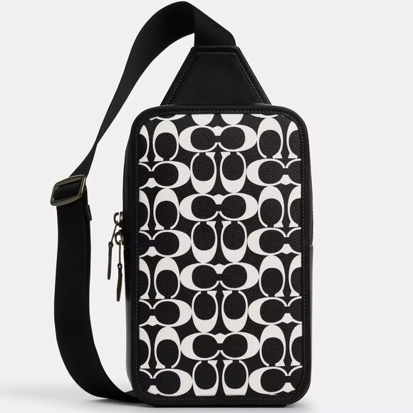 🥰coach Sullivan Pack In Signature Canvas - Picture 2 of 12